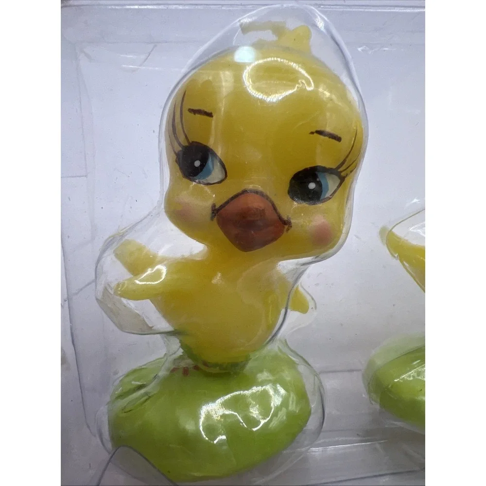 Vtg New In Box Set Of 4 Easter Chick Candles Target 2007 3